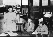 picture of Thurgood Marshall, Donald Murray, and Charles Huston