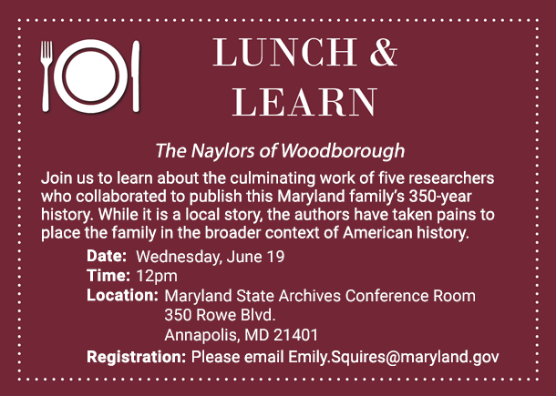 Free Event at the Archives - Meet the Author of the book The Naylors of Woodborough