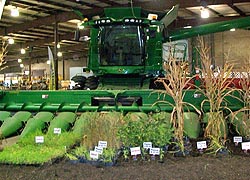 [photo, Farm equipment and crops exhibit, Maryland State Fair, Timonium, Maryland]