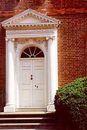 [photo, Hammond-Harwood House entrance, Maryland Ave., Annapolis, Maryland]