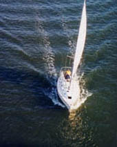 [photo, Sailboat on Severn River, Annapolis, Maryland]