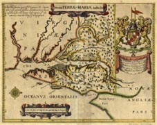 [Nova Terrae-Mariae tabula, by John Ogilby, 1671]