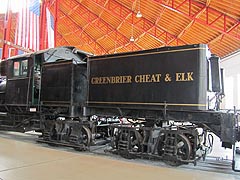 [photo, Greenbriar Cheat & Elk Train, Baltimore & Ohio Railroad Museum, 901 West Pratt St. (at Poppleton St.), Baltimore, Maryland]