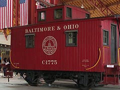 [photo, Baltimore & Ohio Railroad Museum, 
901 West Pratt St. (at Poppleton St.), Baltimore, Maryland]