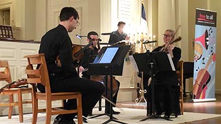 [photo, Chamber music concert, 2nd Presbyterian Church, 4200 St. Paul St., Baltimore, Maryland]