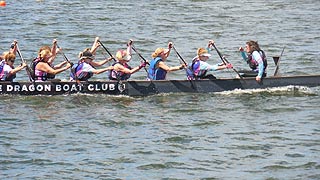 [photo, Dragon boat races, Locust Point, Baltimore, Maryland]