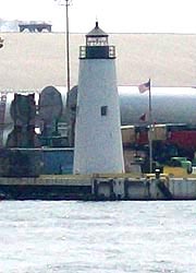 [photo, Lazaretto Point Lighthouse replica, Baltimore, Maryland]