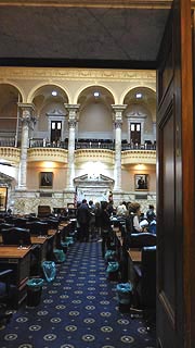 [photo, House of Delegates Chamber, State House, Annapolis, Maryland]