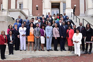 [photo, Legislative Black Caucus of Maryland, State House, Annapolis, Maryland]