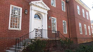 [photo, Legislative Services Building, 1st floor stairwell, 90 State Circle, Annapolis, Maryland]