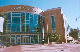 [photo, Baltimore City Juvenile Justice Center, 300 North Gay St., Baltimore, Maryland]