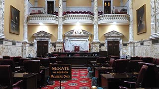 [photo, Senate Chamber, State House, Annapolis, Maryland]