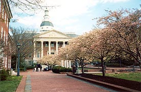 [photo, State House (from College Ave.), Annapolis, Maryland]