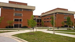 [photo, Fine Arts Building, University of Maryland Baltimore County, Baltimore, Maryland]