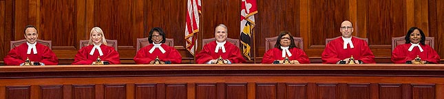 [photo, Court of Appeals Judges, Annapolis, Maryland, 2022]