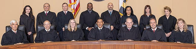 [photo, Maryland Court of Special Appeals Judges, 2022]