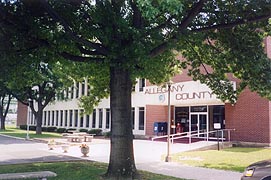 [photo, Allegany County Office Building, 701 Kelly Road, Cumberland, Maryland]