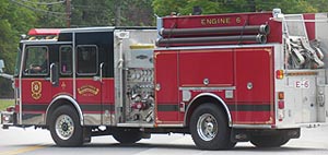 [photo, Fire truck, Herald Harbor Volunteer Fire Department, Crownsville, Maryland]