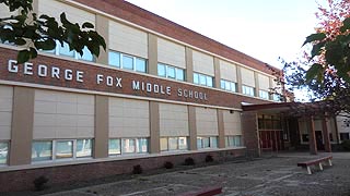 [photo, George Fox Middle School, 7922 Outing Ave., Pasadena, Maryland]