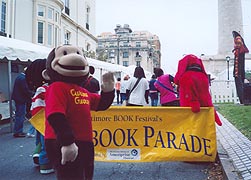 [photo, Book Parade, Baltimore Book Festival, Mount Vernon Place, Baltimore, Maryland]