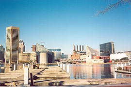 [photo, Skyline from Federal Hill, Baltimore, Maryland]