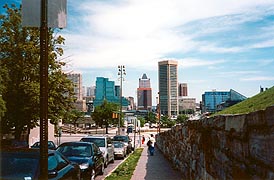 [photo, Baltimore skyline (from Battery Ave., Federal Hill), Baltimore, Maryland]
