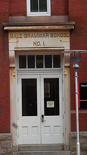 [photo, Male Grammar School no. 1, 520 West Fayette St., Baltimore, Maryland]