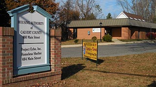 [photo, Calvert County Housing Authority, 480 Main St., Prince Frederick, Maryland]