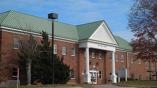 [photo, Calvert County District Court/Multi-Service Center, 200 Duke St., Prince Frederick, Maryland]