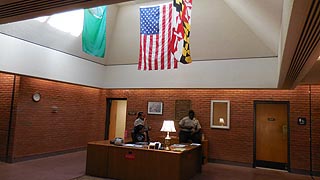 [photo, John R. Hargreaves District Court/Multi-Service Center, 207 South Third St., Denton, Maryland]