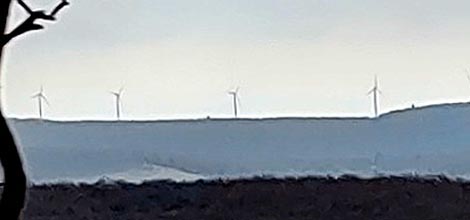 [photo, Wind turbines, east of Oakland, Garrett County, Maryland]