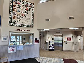 [photo, Administration, Health Department, 1025 Memorial Drive, Oakland, Maryland]