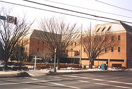 [photo, District Court Building, Mary E. W. Risteau Multi-Service Center, 2 South Bond St., Bel Air, Maryland]
