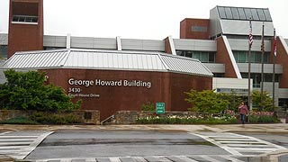 [photo, George Howard Building, 3430 Court House Drive, Ellicott City, Maryland]