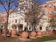[photo, Prince George's County Courthouse, Bourne Wing (right side of building), Upper Marlboro, Maryland]