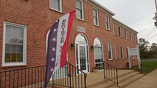 [photo, St. Mary's County Board of Elections, 41650 Tudor Hall Road, Leonardtown, Maryland]