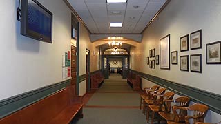 [photo, Hallway, Worcester County Courthouse, One West Market St., Snow Hill, Maryland]