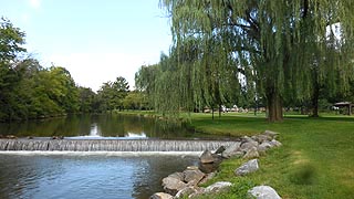 [photo, Carroll Creek, Baker Park, near North Bentz St., Frederick, Maryland]