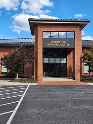 [photo, Town Hall, Municipal Center, 301 Main St., Myersville, Maryland]
