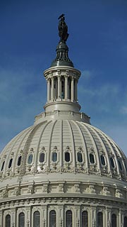 [photo, U.S. Capital dome (from First St., SE), Washington, DC]