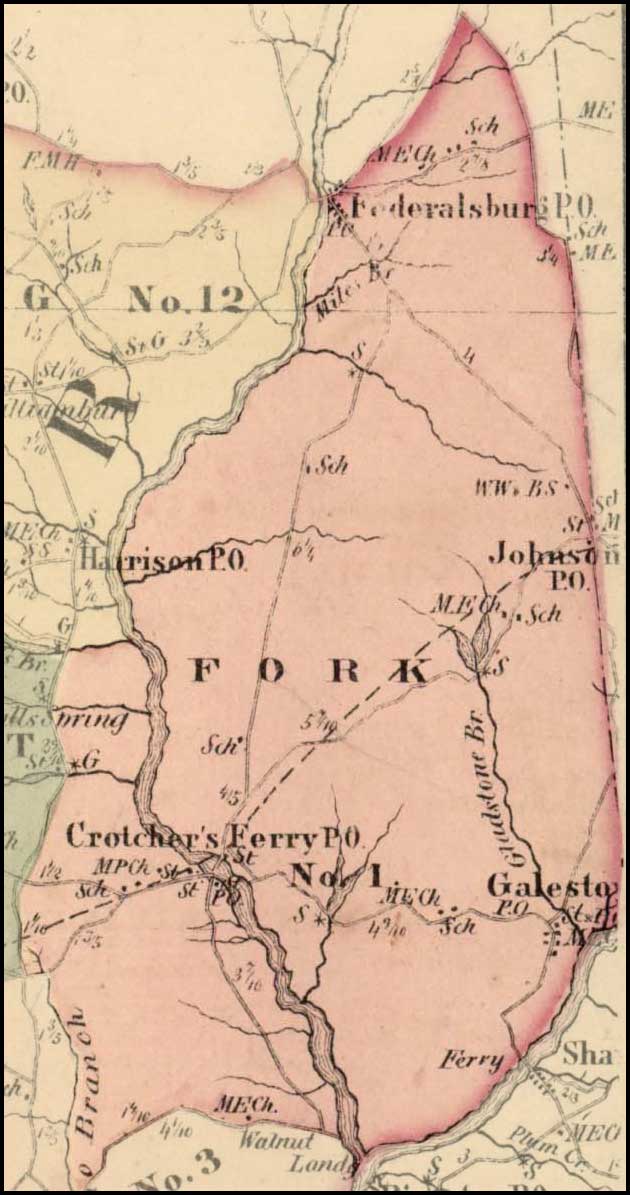 Simon J. Martenet, Map of Dorchester County, 1865, Huntingfield Collection MSA SC 1399-1-75