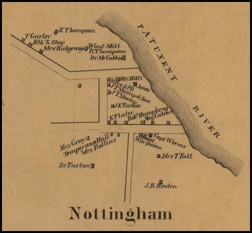 Simon J. Martenet, Martenet's Atlas of Maryland, 1861, Library of Congress, MSA SC 1213-1-118