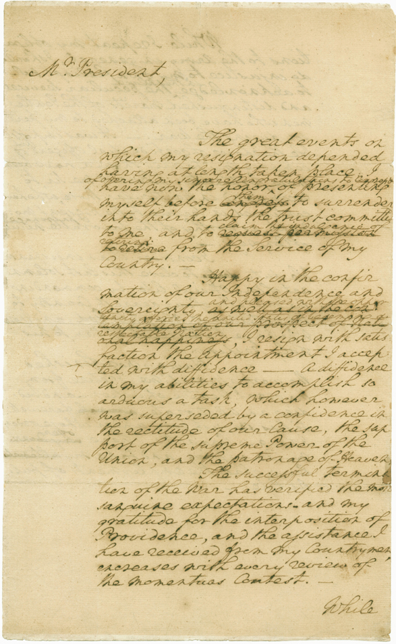 George Washington's Resignation Speech