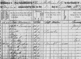 [Census Record, 1850]