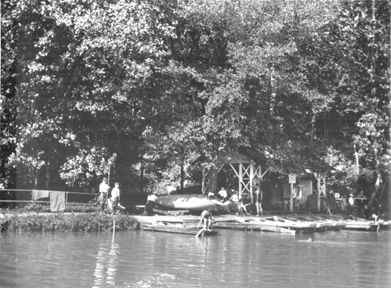 image of swimmers and boaters