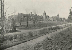 View of the grounds of Sheppard-Pratt Hospital, Maryland State Archives