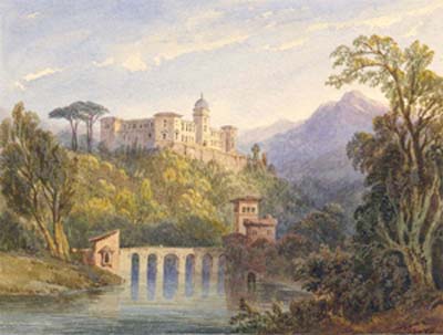 A View of a Castle in the Piedmont