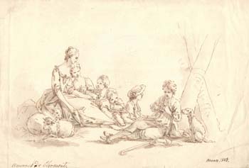 >Oeuvres de Clermont: Group of Woman and Children