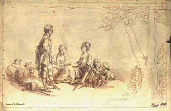 >Oeuvres de Clermont: Group of Woman and Children