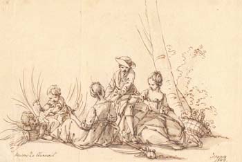 >Oeuvres de Clermont: Group of Woman and Children